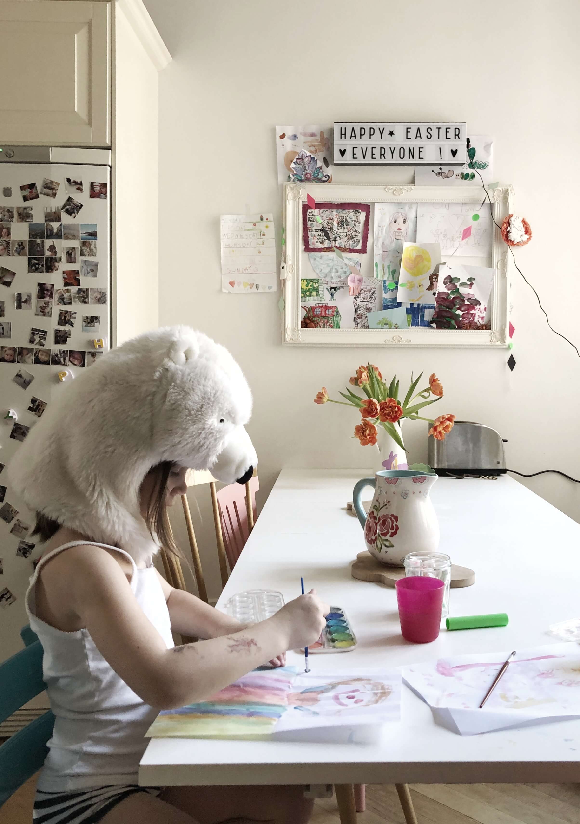 10 unusual and clever ideas to display your childrens art