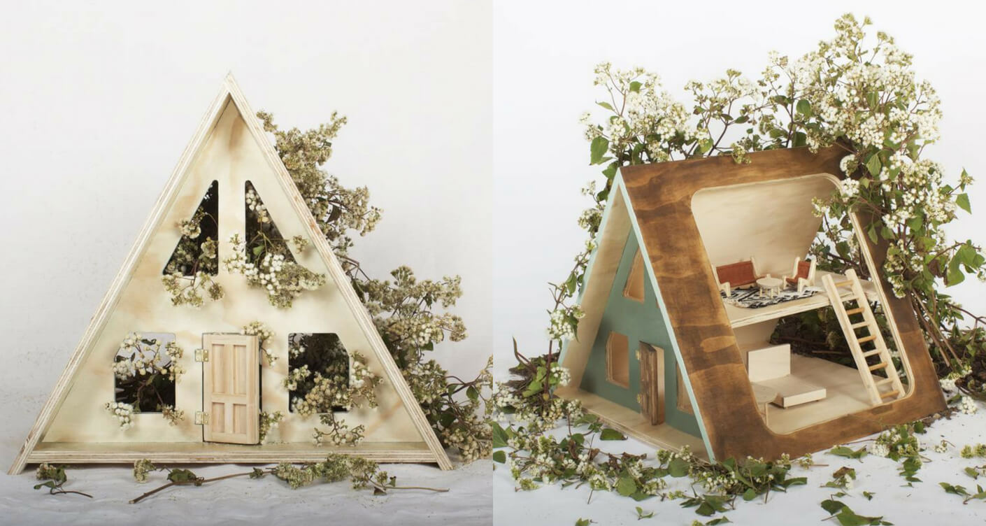 A-Frame dolls house from Such Great Heights