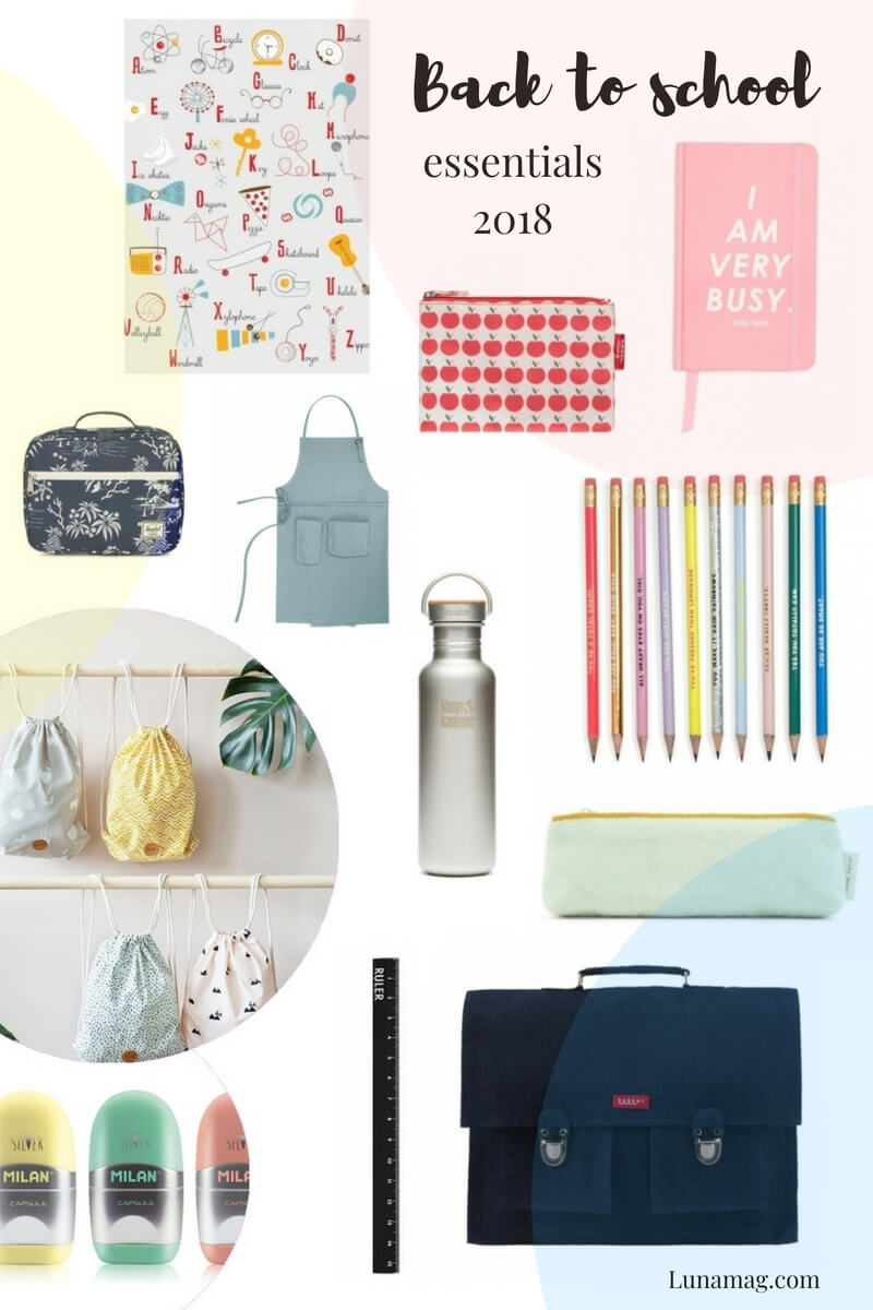 Back to School essentials for 2018