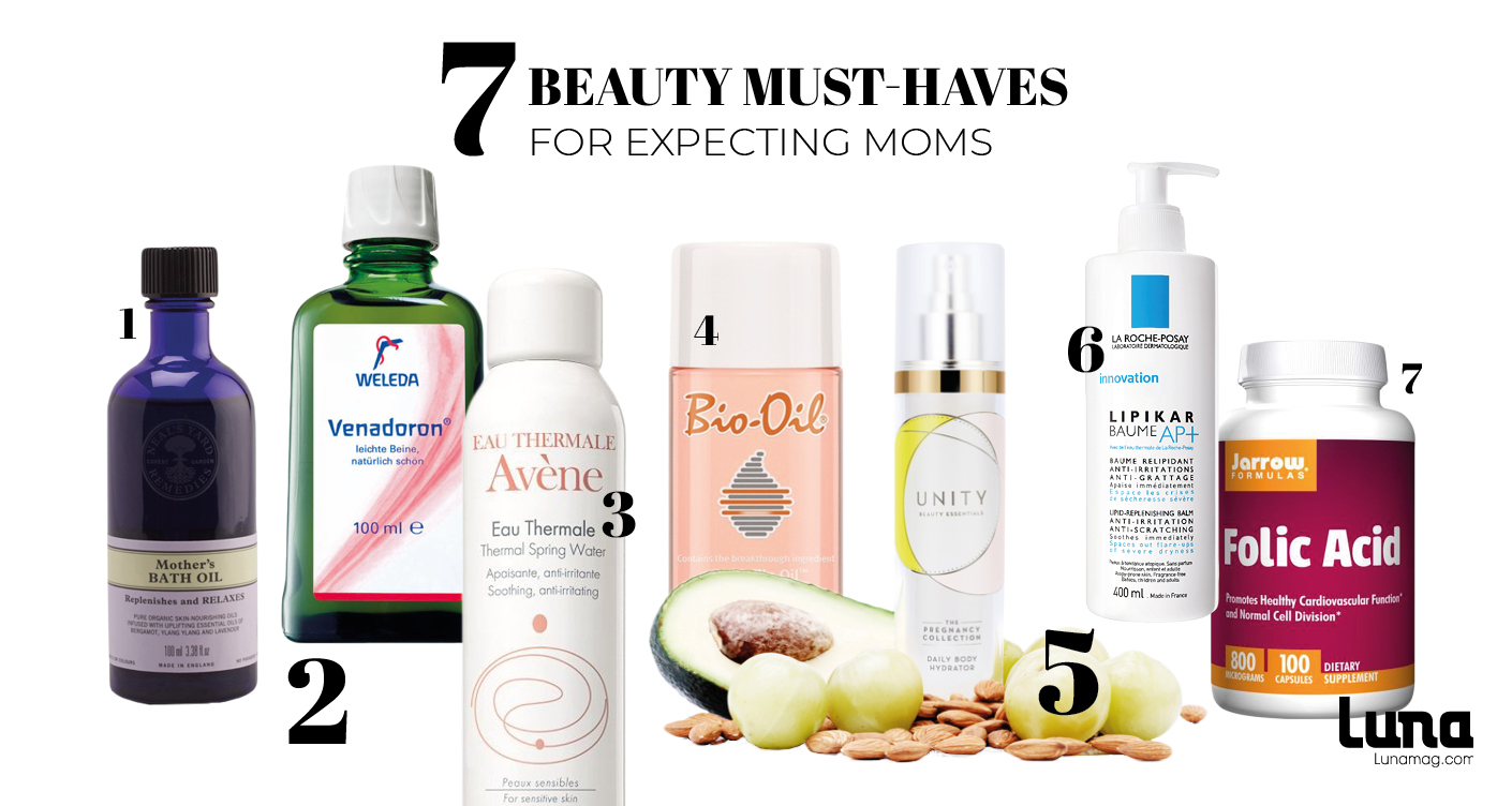 Beauty must haves pregnancy