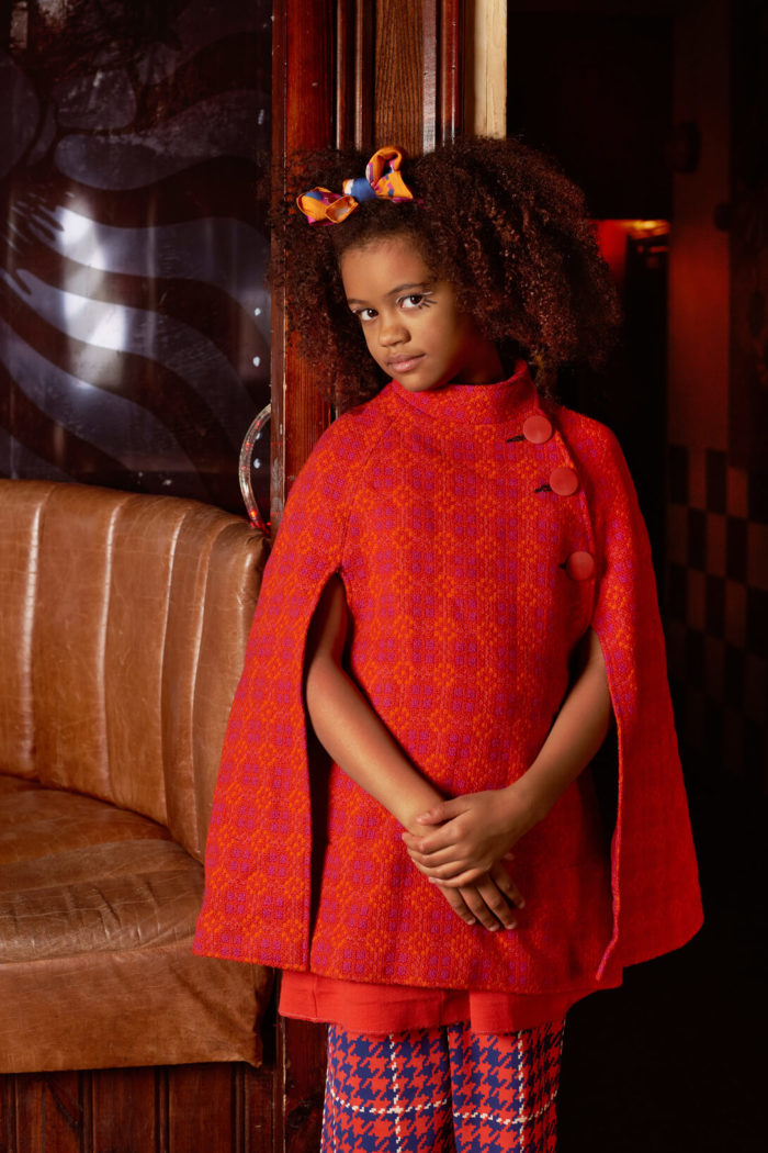 children's fashion editorial Blue Monday