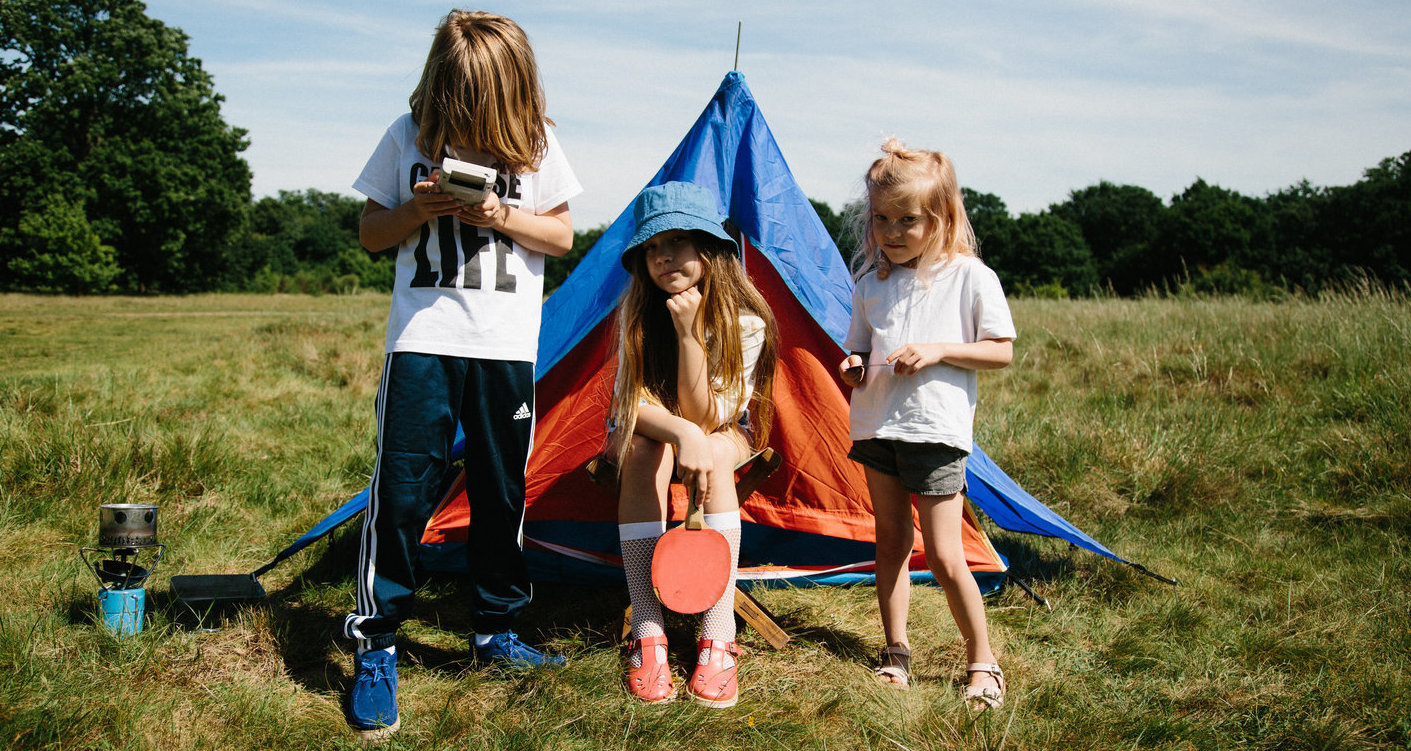 Colourful children's shoes