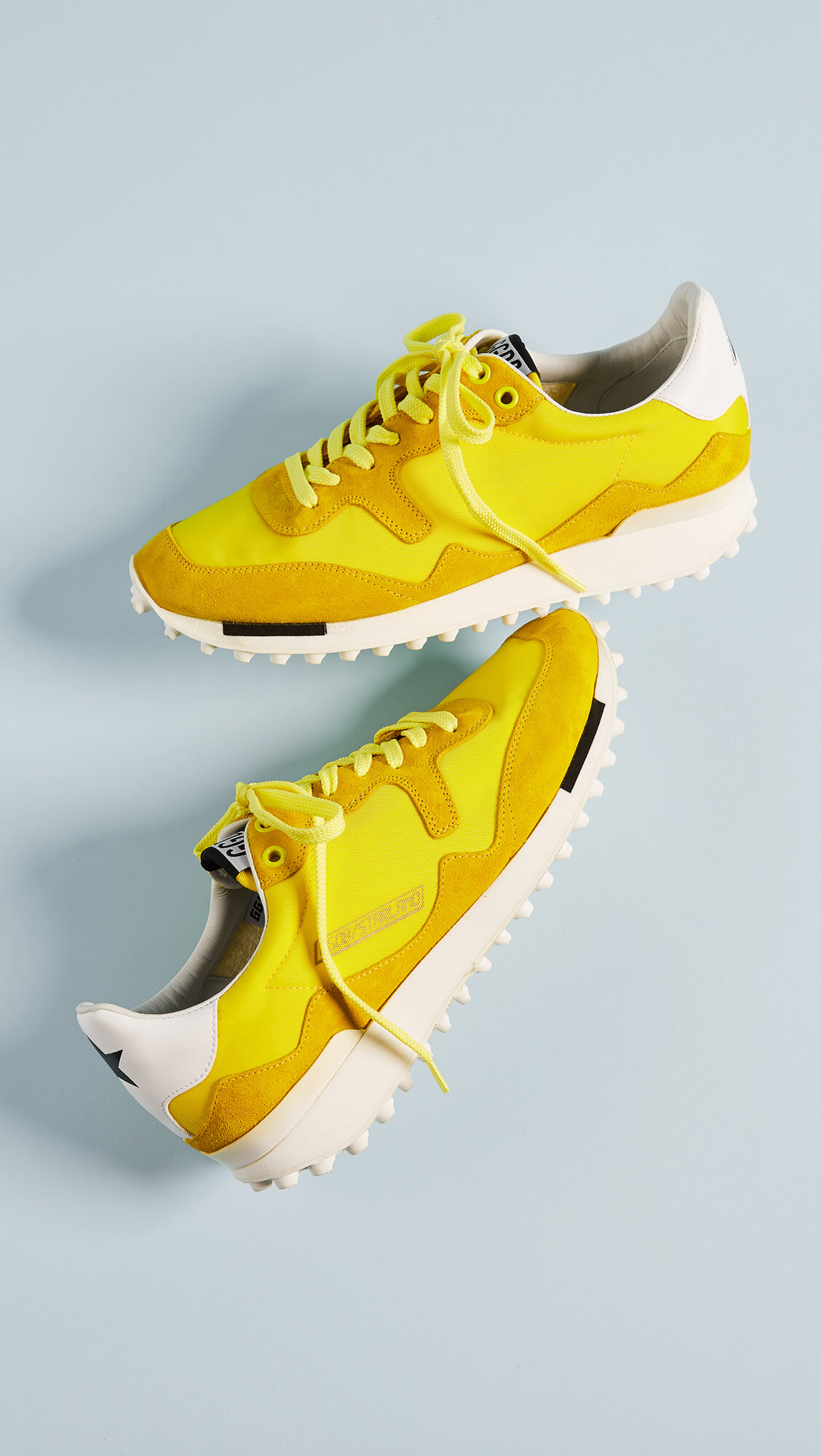 golden-goose-starland-joggers yellow