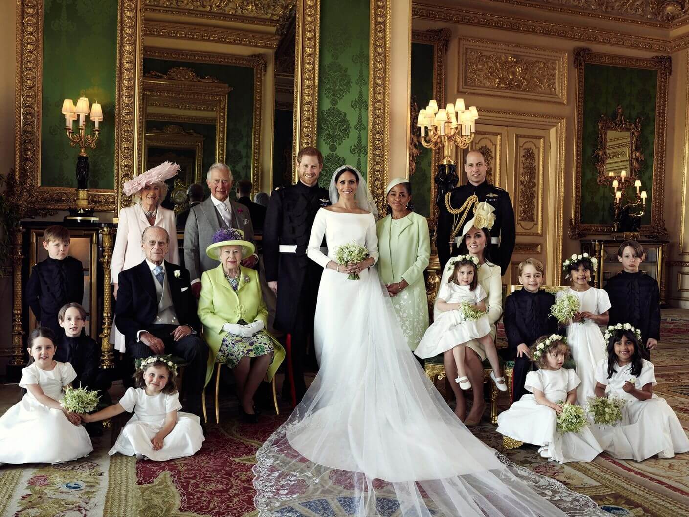 Official Royal Wedding photos and the kids steal the show2