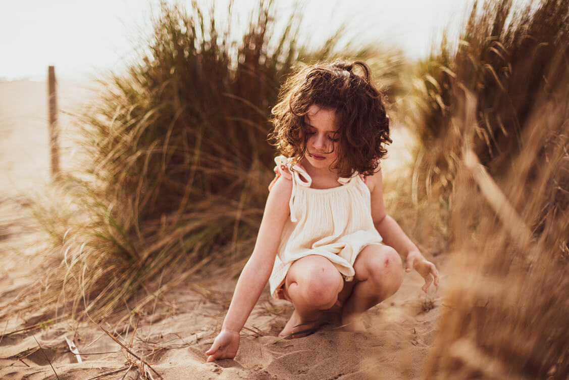 photographing children
