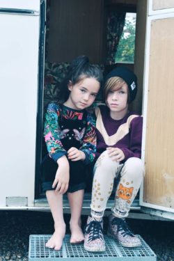 Retro Campers kids fashion editorial