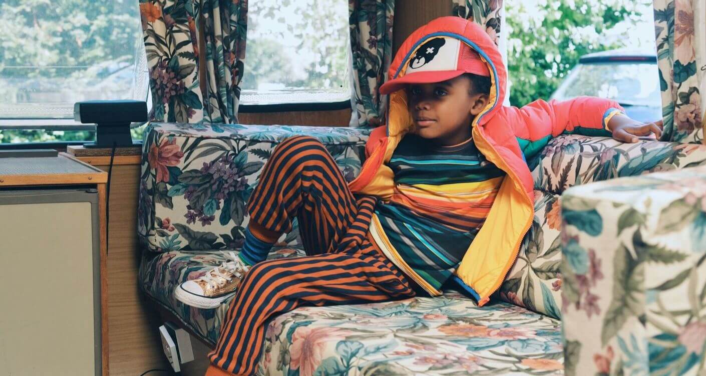 Retro Campers kids fashion editorial