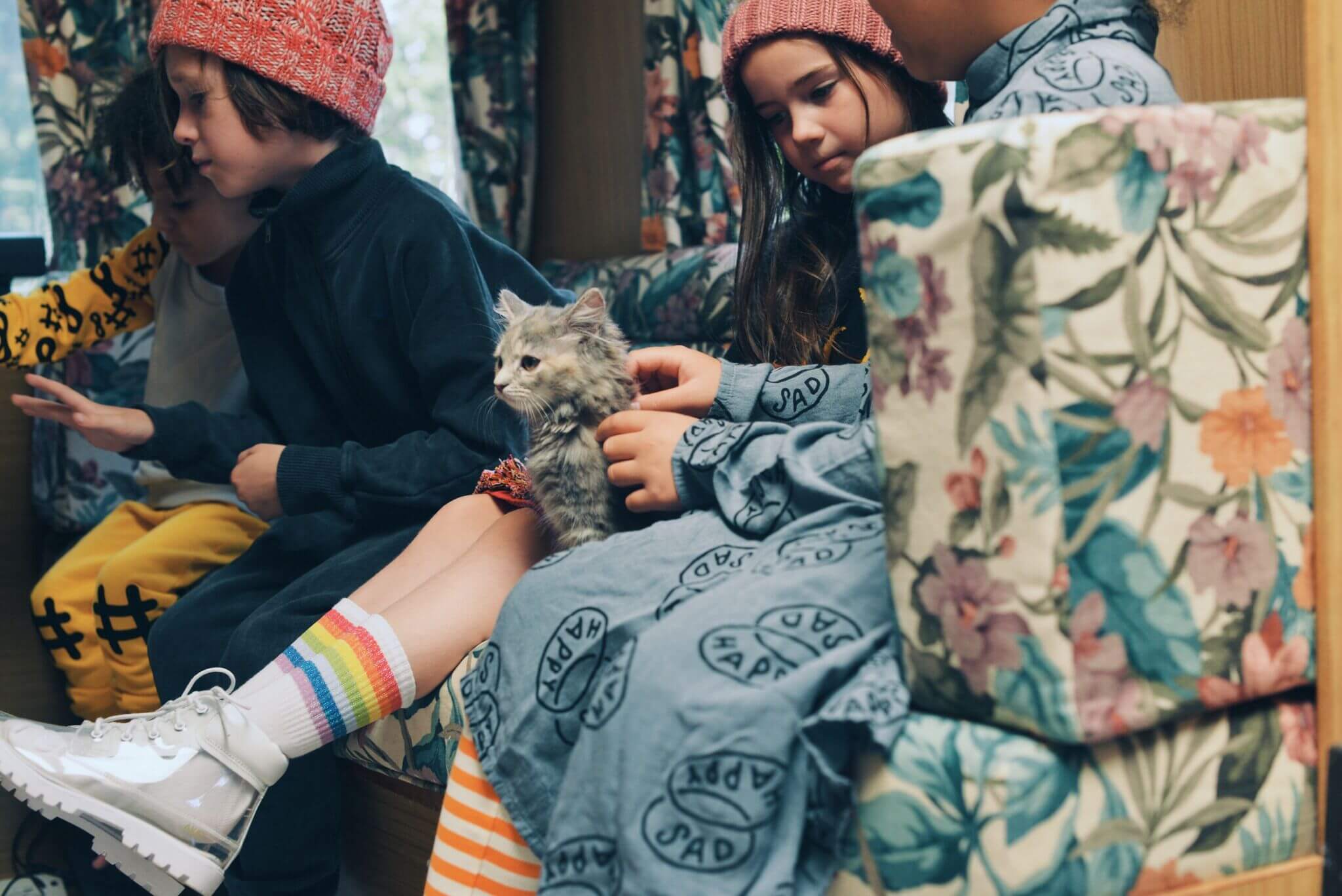 Retro Campers kids fashion editorial
