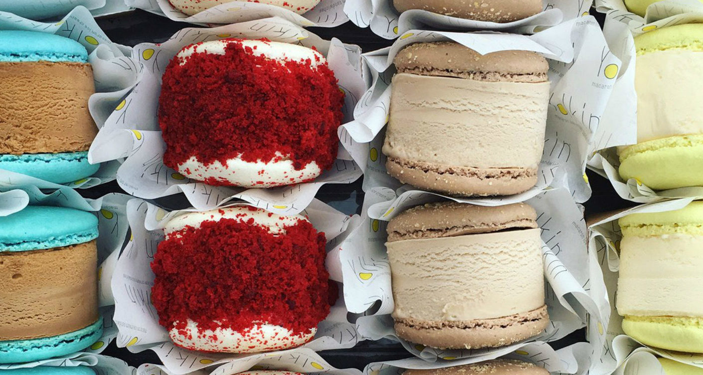 The most delicious Macaron Ice Cream Sandwiches from Yolkin
